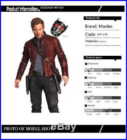 Cosplay Costume Guardians of the Galaxy Star Lord Peter Quill Leather Jacket Set