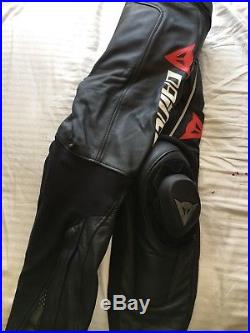 DAINESE Delta Pro C2 Mens Leather Pants Black/Black Sz. EU 52