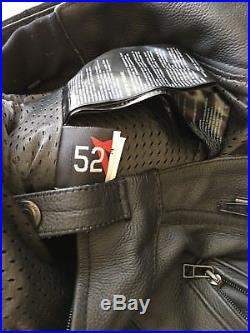 DAINESE Delta Pro C2 Mens Leather Pants Black/Black Sz. EU 52