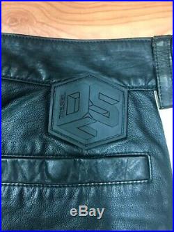 DIESEL P-MONTE-L Men REAL leather pants/trousers 32 Pantalones de piel