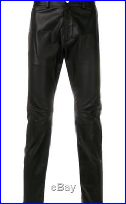 DIESEL P-MONTE-L Men REAL leather pants/trousers 33 Pantalones de piel