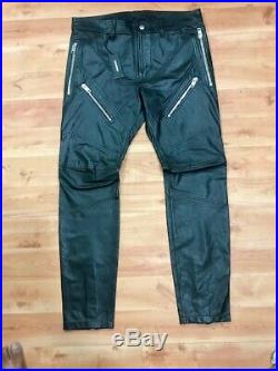 DIESEL P-VON-L Men REAL leather pants/trousers 32 Pantalones de piel