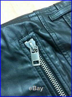 DIESEL P-VON-L Men REAL leather pants/trousers 32 Pantalones de piel