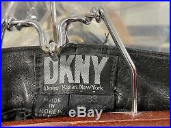 DKNY Man's Leather Pants Size 33