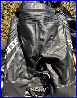 Dainese Delta Pro Evo Leather Pants Black Mens 52 Super Speed Motorcycle Jacket