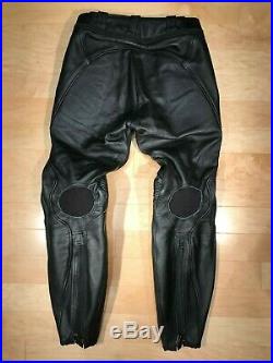 Dainese Pony Men's Leather Motorcycle Pant, Black, Used, Men's Size EU46