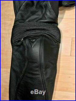 Dainese Pony Men's Leather Motorcycle Pant, Black, Used, Men's Size EU46