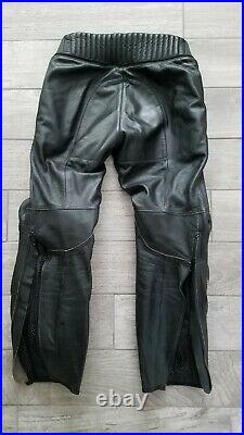 Dainese leather motorcycle riding pants EU 52 (US 32/33)