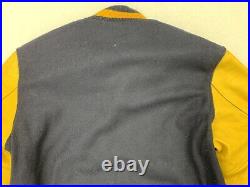 David Letterman Vtg Worldwide Pants Jacket Ebbets Field Wool Leather M NWT