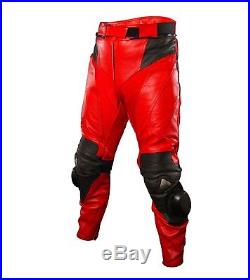 Deadpool Costume cosplay Leather Motorcycle Pants