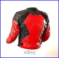 Deadpool Costume cosplay Motor Sports Track Leather Jacket Motorcycle and Pants