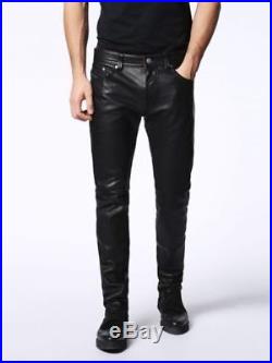 Diesel Leather Trousers Jeans P-Thavar-L Men