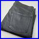 Diesel-Mharky-Men-s-30-Black-Leather-Button-Fly-Trouser-Pants-New-01-emg