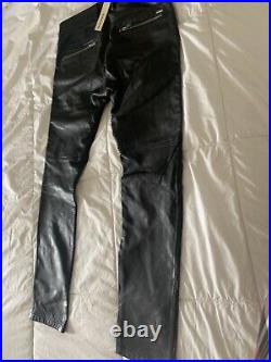 Diesel leather pants men