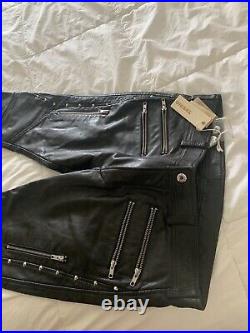 Diesel leather pants men