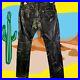 Dsquared2-Leather-Biker-Pants-Size-50-Made-In-Italy-01-pht