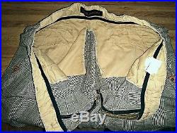 Dsquared2 Plaid Leather Mens Trousers Pants Sz 36x31 Rare 2010 Ex Condition