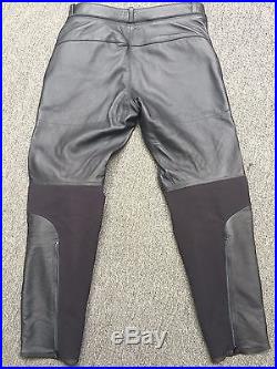 Ducati Men's Leather Motorcycle Pants Trousers, Size 54, 981000754