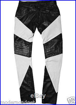 En Noir Bmx MIX 5 Pocket Men Leather Pants Size Small