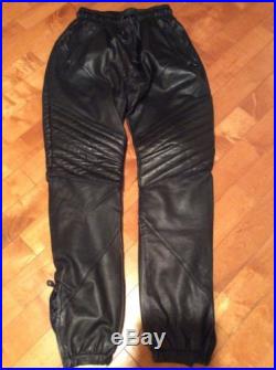 EN NOIR Black Leather Pants Biker BMX Men's M Medium Rare Designer USA