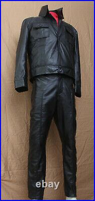 Elvis Presley 1968 Comeback special Lambskin black leather suit tribute Artist