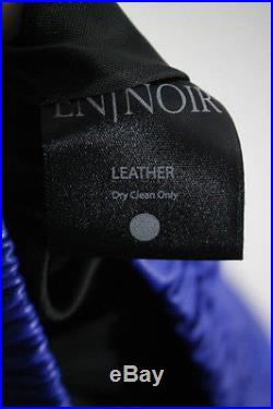En Noir Men's Blue Leather Pin Tuck Sweatpants Size Extra Large New $1700 085269