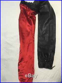 En Noir leather pants medium size