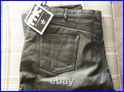 FMC Men's Leather Pants Size 46 Waist, New with Tag
