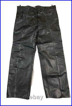 First Genuine Leather Pants Size 40 x 28 Motorcycle Riding Pants