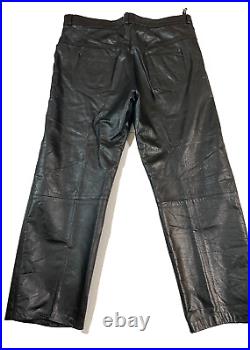 First Genuine Leather Pants Size 40 x 28 Motorcycle Riding Pants