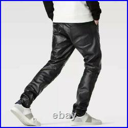 G Star Raw Leather 5620 3D Slim Pants Jeans Lederhose