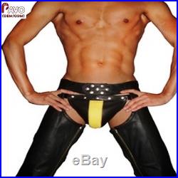 Genuine 100% Real Leather Chaps Low Rider Men Guys bottom gay