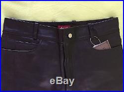 Genuine Ox Leather Pants for Men, size 34, New