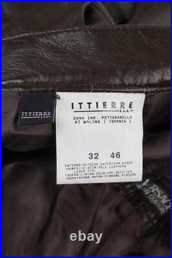 Genuine Versace Jeans Couture Men Leather Brown Pants in size 32/46(W31)