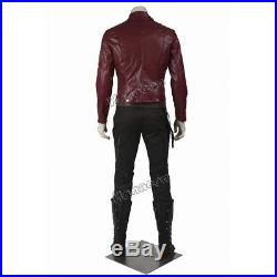 Guardians of the Galaxy Cosplay Costume Star Lord Peter Quill Leather Jacket Set