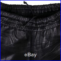 Gucci Leather Pants Size 36 (52) Mens Black Casual Elastic Waist