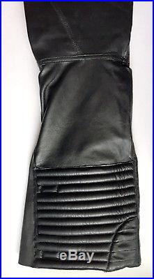 Gucci Tom Ford Motorcycle Biker Pants Mens 32 Belstaff Leather Wool $10k RARE