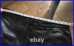 Gucci Vintage Leather Pants Size 52 Black Tom Ford