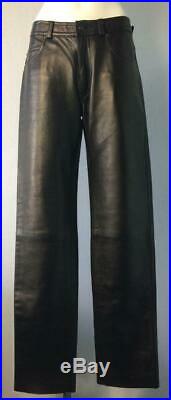 Gucci by Tom Ford Leather Trousers Pants Jeans