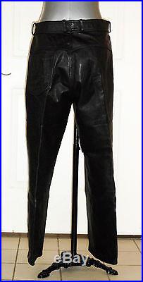 HARLEY DAVIDSON LEATHER MOTORCYCLE PANTS by Hein Geric MENS SZ 36 BIKER Trousers