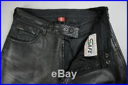 HEIN GERICKE HIPROTEC WESTERN JEANS Mens W(EU)50/ L36 Leather Trousers IG12969