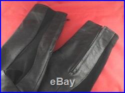 HEIN GERICKE Leather Motorcycle Pants Speedware Padded/Lined Metal Knees Mens 38
