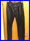 HELMUT-LANG-Authentic-5-Pocket-Leather-Pants-Size-30-Used-01-km