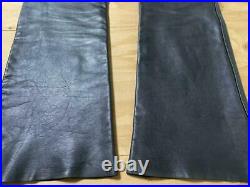 Harley-Davidson Authentic Black Leather Pants Size 36 Used from Japan