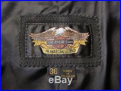 Harley Davidson FXRG Leather Pants Men Size 36 Over Pant Motorcycle Pants