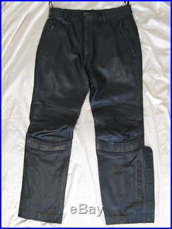 Harley Davidson FXRG Motorcycle Leather Pants Armor Waterproof Mens L 36