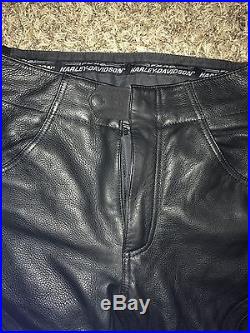 Harley Davidson Leather Textile Fxrg Pants Men 32 98524-09vm