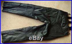 Harley Davidson Mens FXRG All Leather Over pants 98524-05VM-32waist-NOS