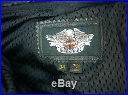 Harley Davidson Mens Leather FXRG Pants 34 waist 32 inseam