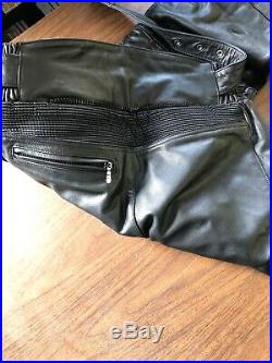 Harley Davidson Mens Leather Pants, Size 32